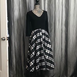 A&D Contrast Curie Dress Retro